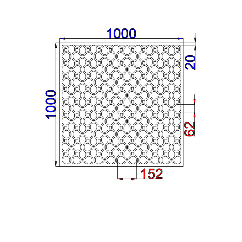 Dizajnový plech Vzor A040