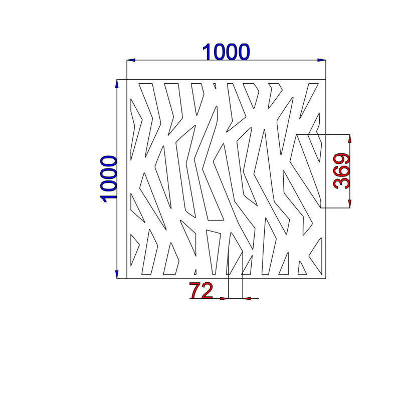 Dizajnový plech Vzor C014