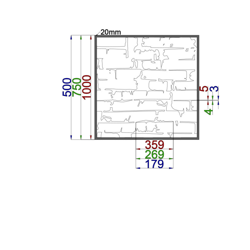 Dizajnový plech Vzor A025