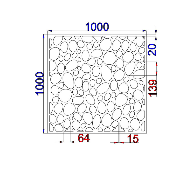 Dizajnový plech Vzor A010